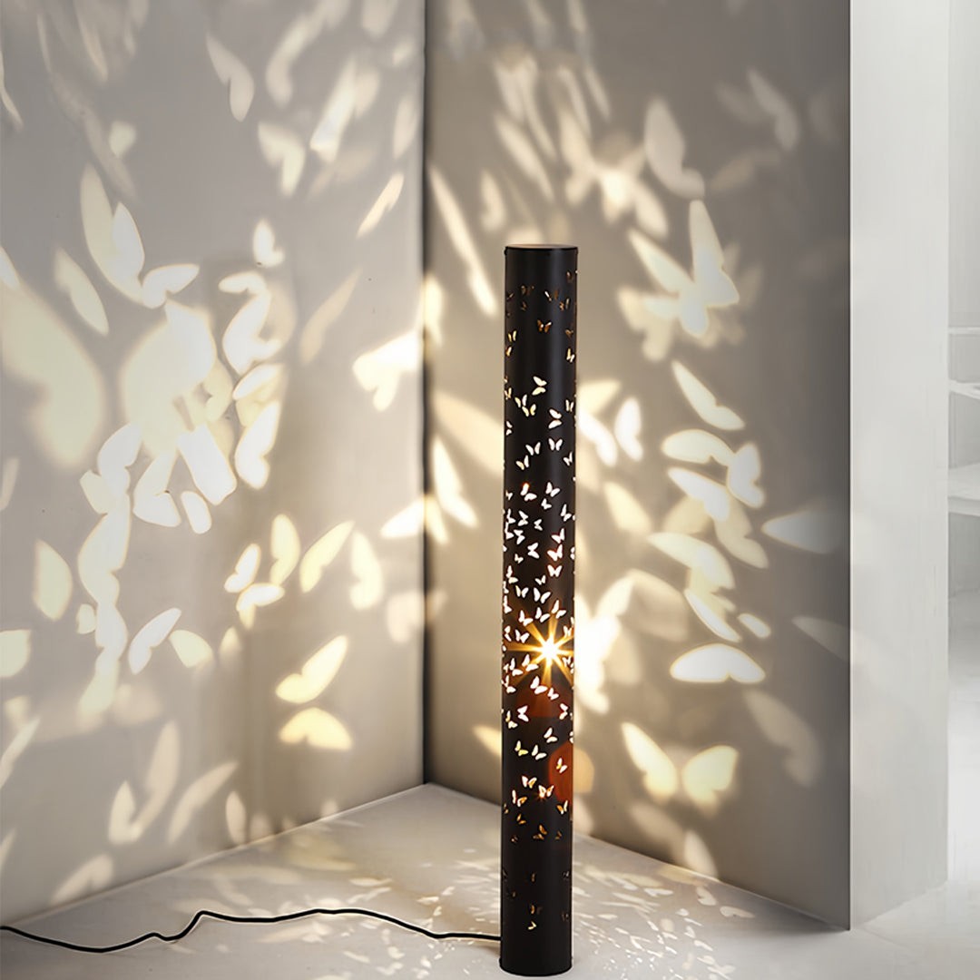 Ambient Projector Decorative Column Lamp | Butterfly Floor Lamp