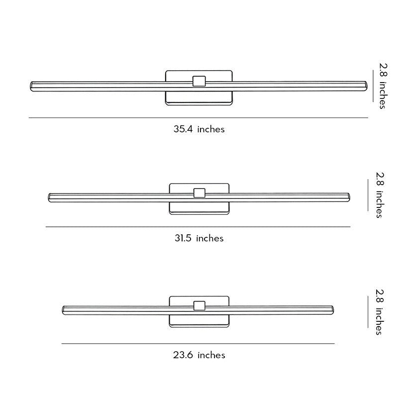 Bathroom Lights Above Vanity | Modern Minimalist Linear LED Light
