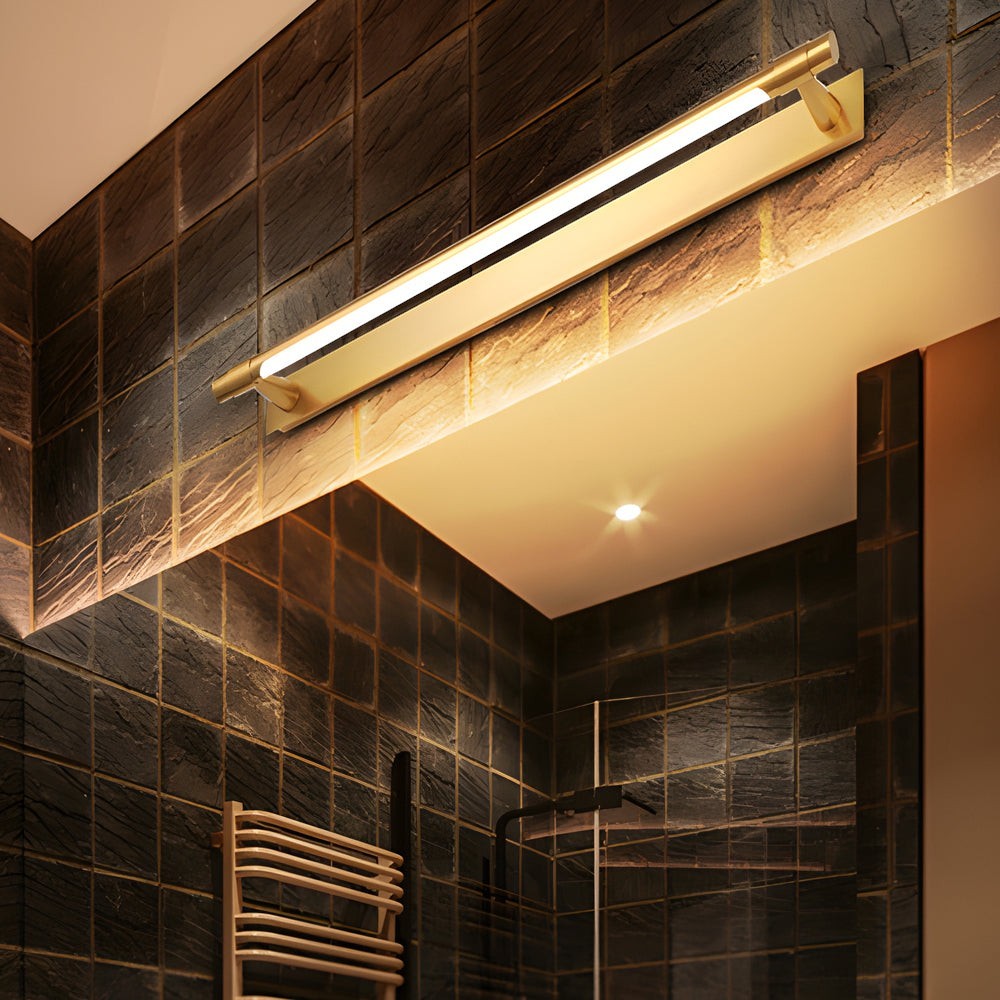 120° Rotatable Bathroom Light | Black & Gold Vanity Light