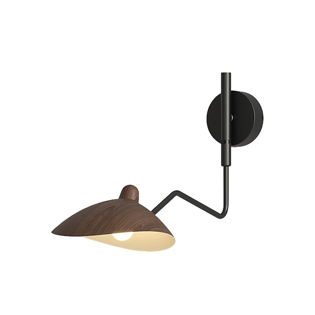 Contemporary Industrial Full Spectrum Lamp | Swing Arm Wall Light