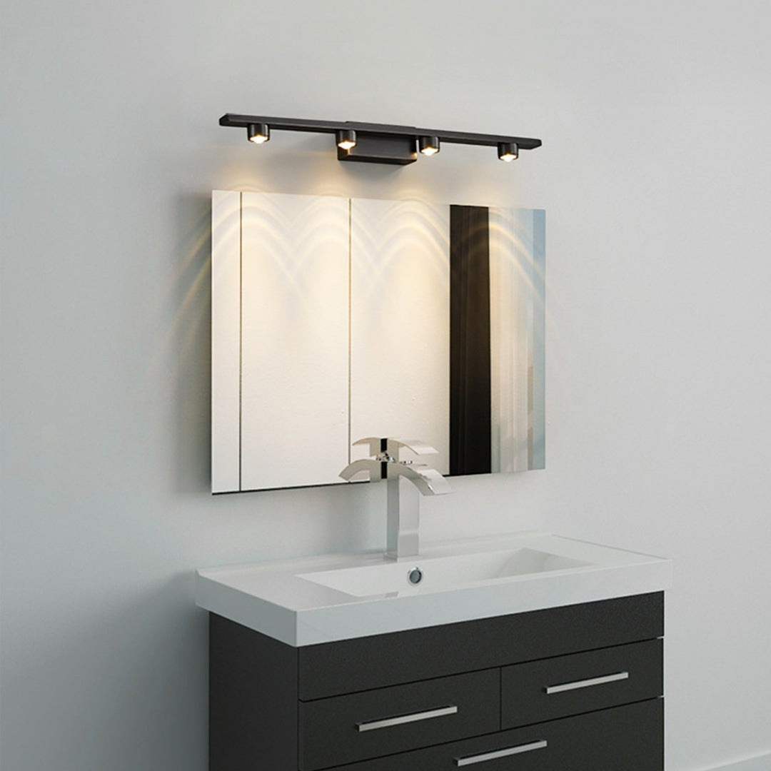 Black Vanity Lights | Bathroom Minimalist LED Mirror Cabinet Light