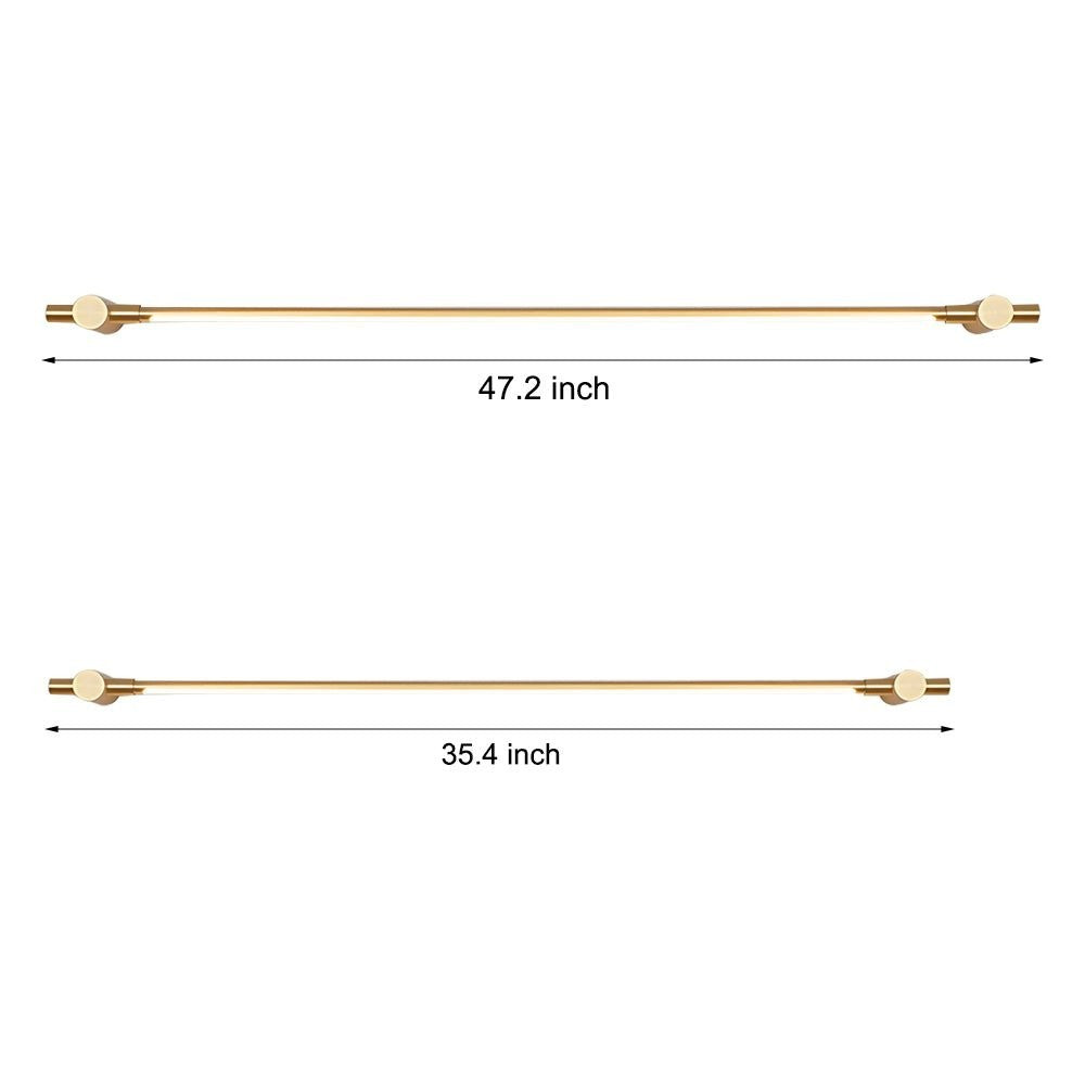 35.4’’ & 47.2’’ Elegant Mirror Lighting | Brass Linear LED Bathroom Vanity Light