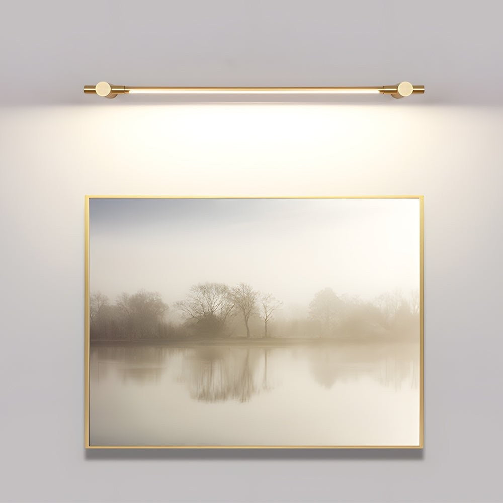 35.4’’ & 47.2’’ Elegant Mirror Lighting | Brass Linear LED Bathroom Vanity Light