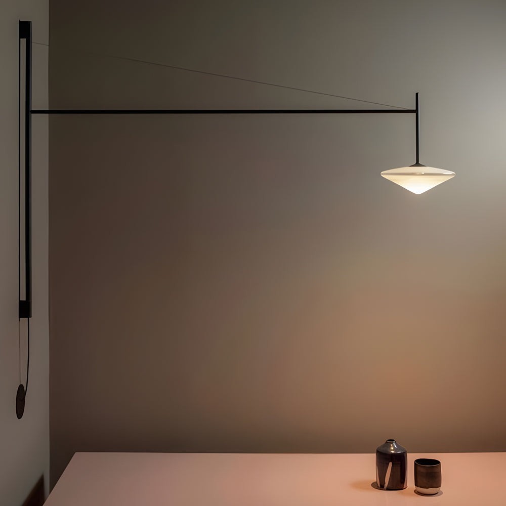 Modern Minimalist Metal LED Light | Cantilever Wall Lamp