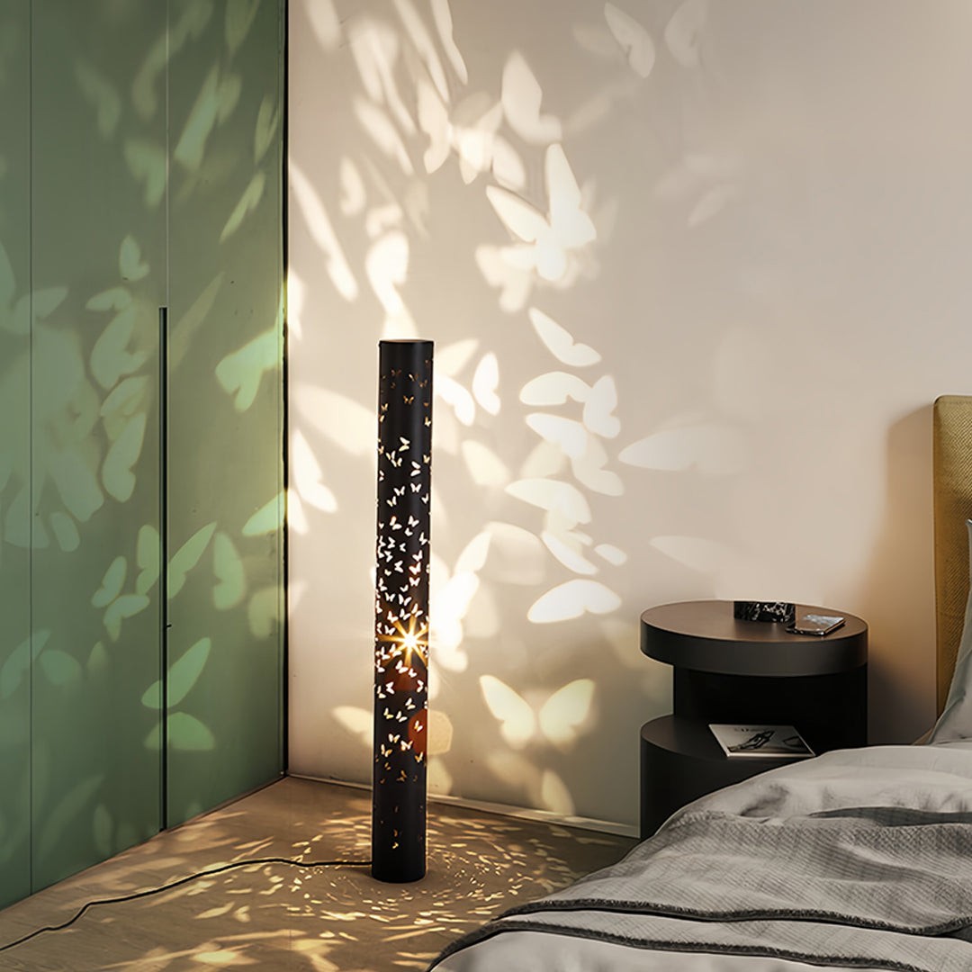Ambient Projector Decorative Column Lamp | Butterfly Floor Lamp