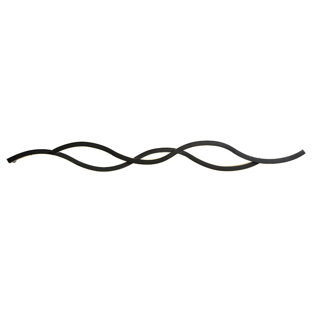 Bedside Wall Light Modern | Unique Wavy Finish Sleek Lamp