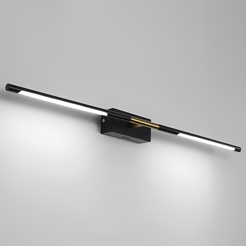 Black Linear LED Light | Contemporary Vanity Light Bar