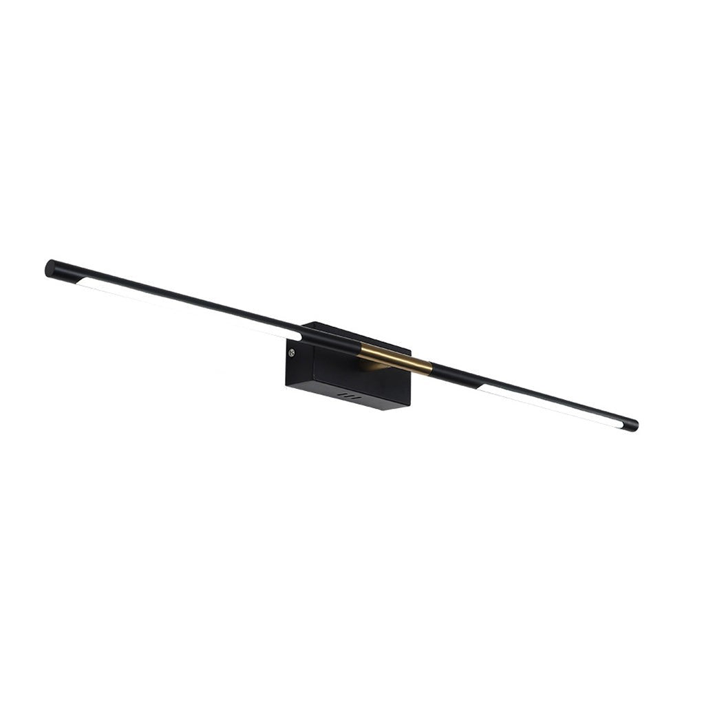 Black Linear LED Light | Contemporary Vanity Light Bar