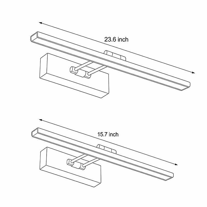 Adjustable Linear LED Light | Contemporary Vanity Light Bar