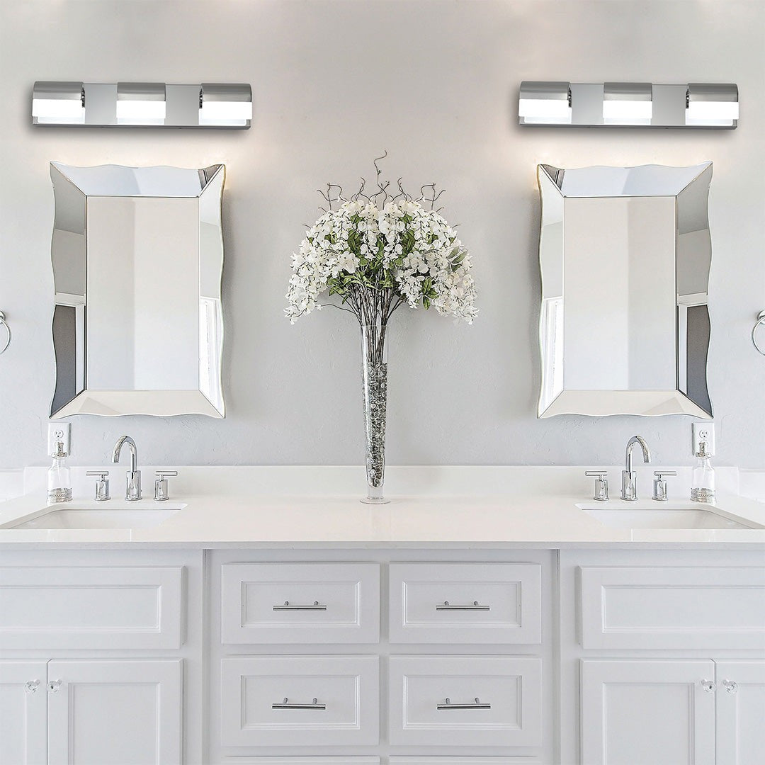 Black Vanity Lighting | Bathroom Makeup Mirror Light