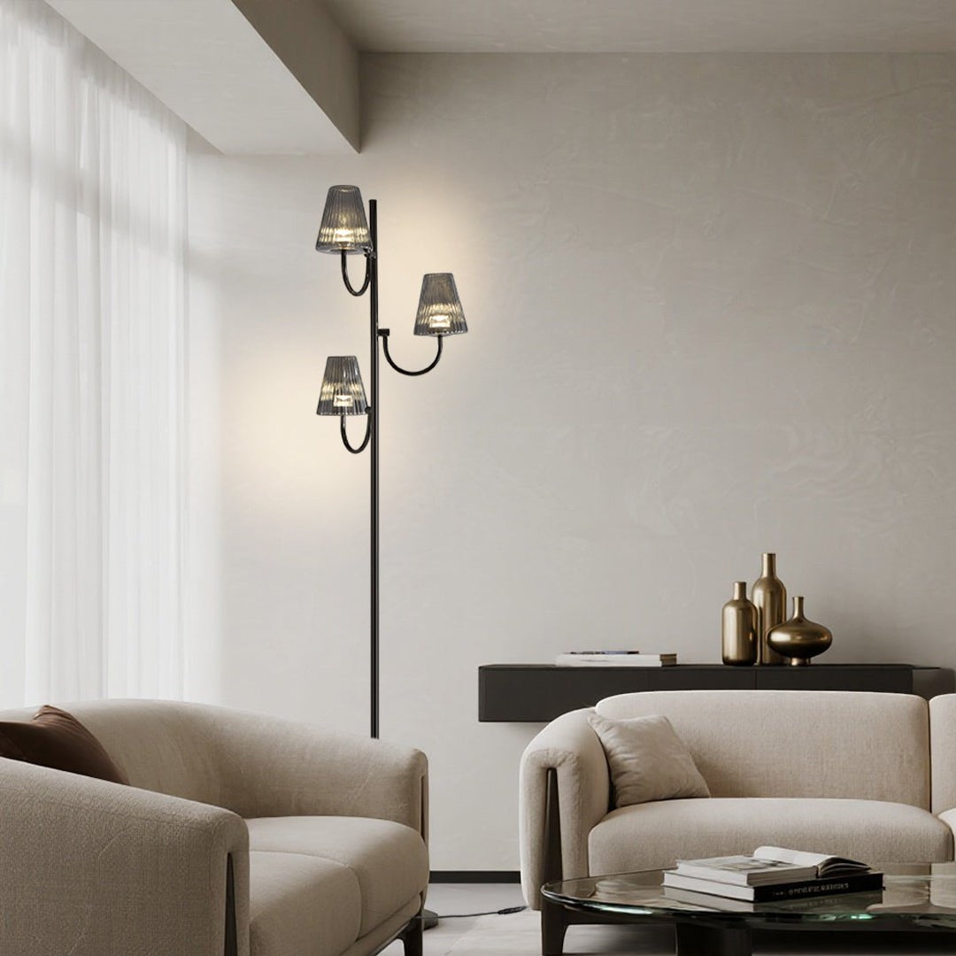 American Style | Minimalist Black Contemporary Floor Lamp