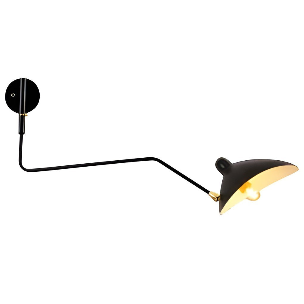 Industrial Style Adjustable Light | Double Arm Wall Sconce