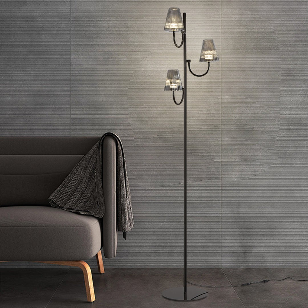 American Style | Minimalist Black Contemporary Floor Lamp