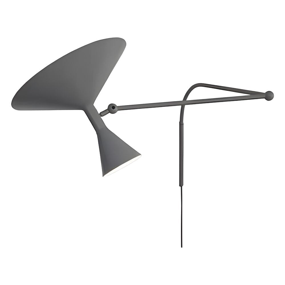 Modern Double-Joint Swing Arm Wall Sconce | Up & Down Iron Aluminum