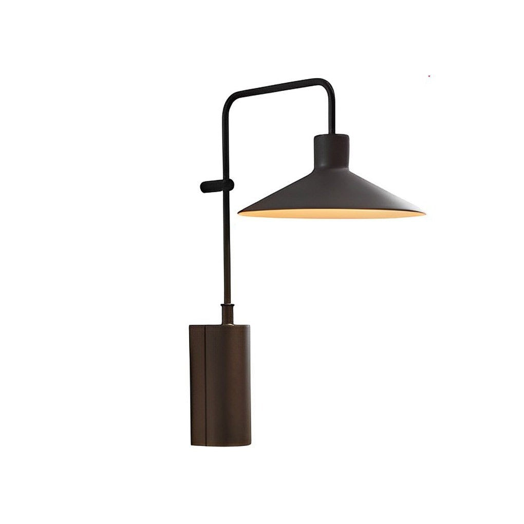 Modern Long Arm Outdoor Metal Light | Gooseneck Wall Lamp
