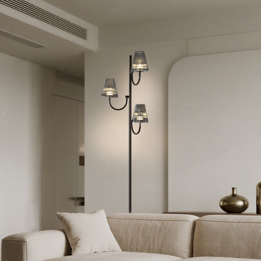 American Style | Minimalist Black Contemporary Floor Lamp