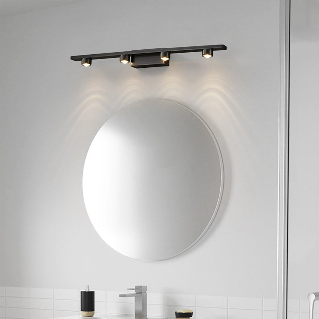 Black Vanity Lights | Bathroom Minimalist LED Mirror Cabinet Light