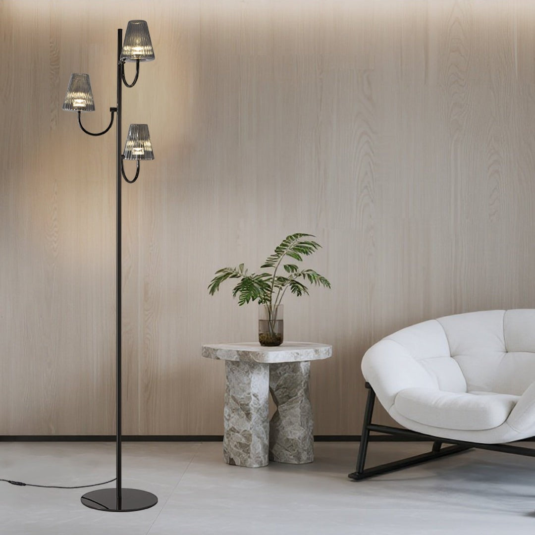 American Style | Minimalist Black Contemporary Floor Lamp
