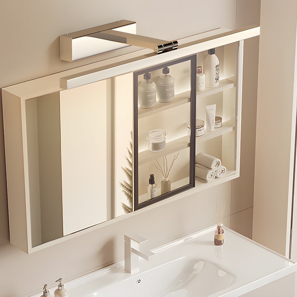 Adjustable LED Bathroom Vanity Light Bars | Stainless Steel Acrylic