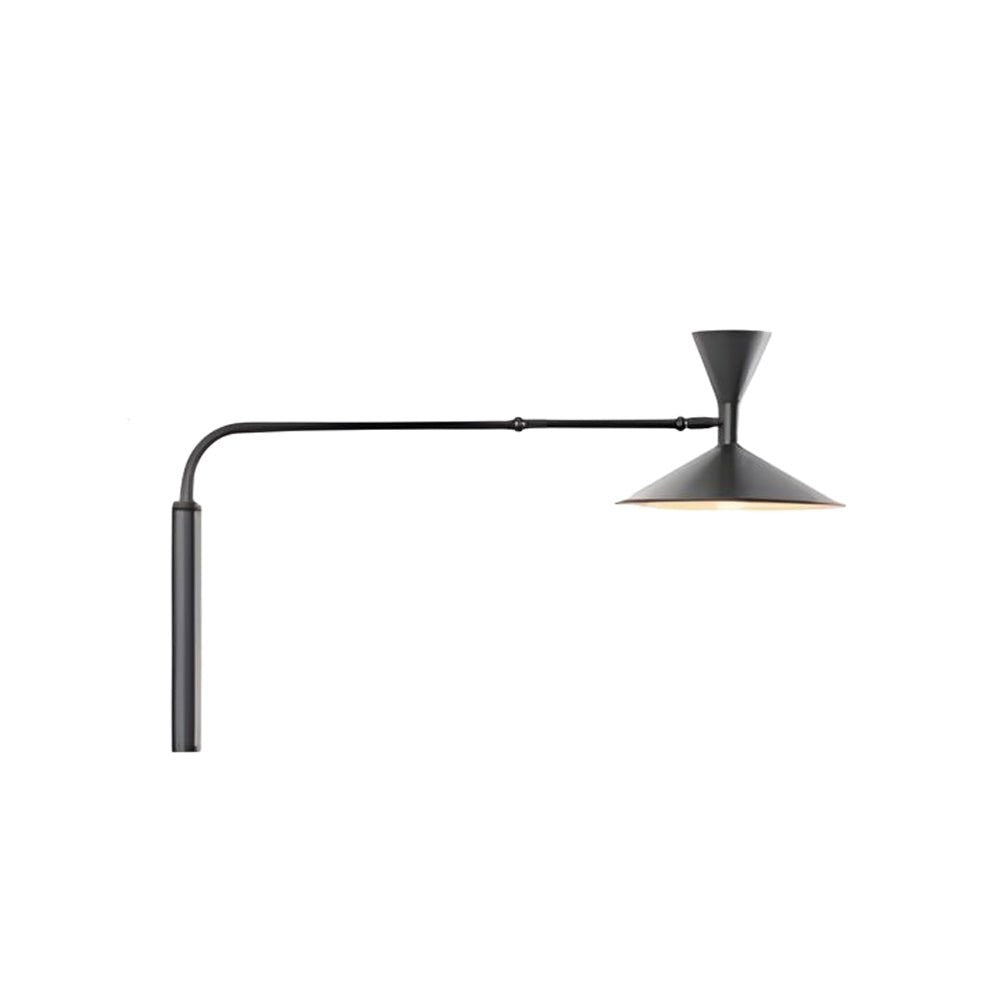 Modern Double-Joint Swing Arm Wall Sconce | Up & Down Iron Aluminum