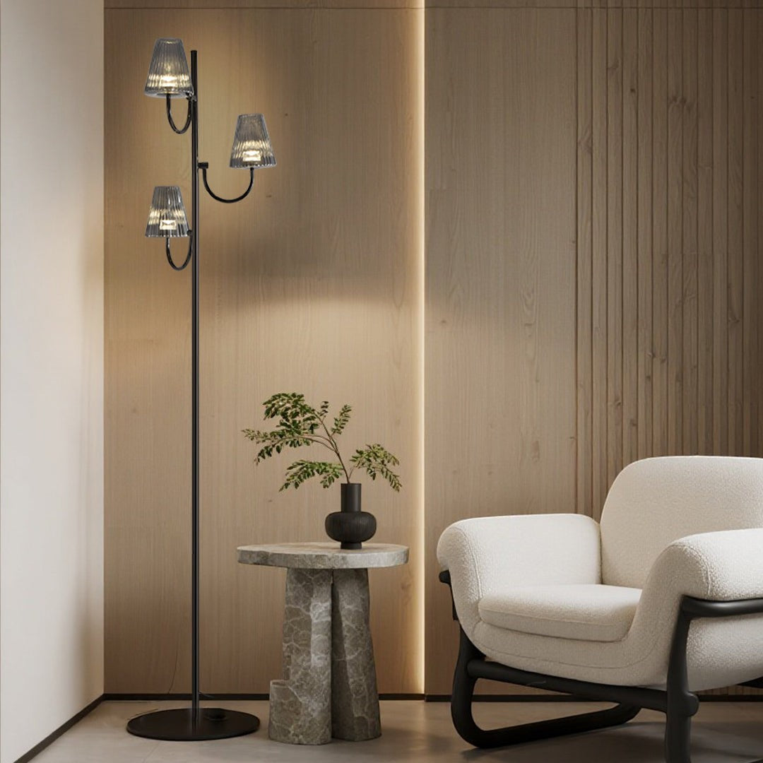 American Style | Minimalist Black Contemporary Floor Lamp