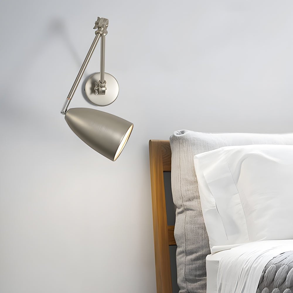 Metal Swing Arm Folding Wall Light | 3-Joint 180° Adjustable LED