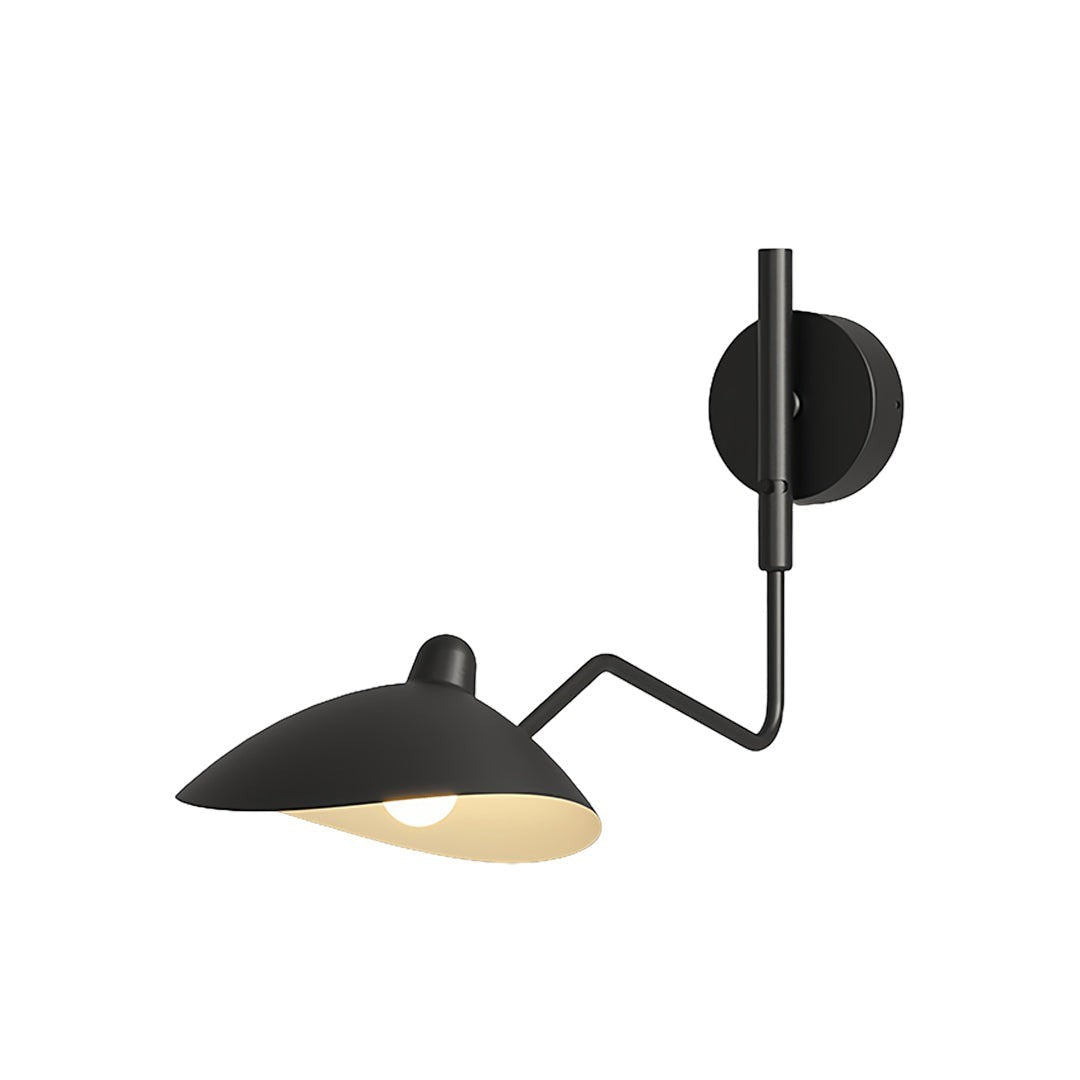 Contemporary Industrial Full Spectrum Lamp | Swing Arm Wall Light