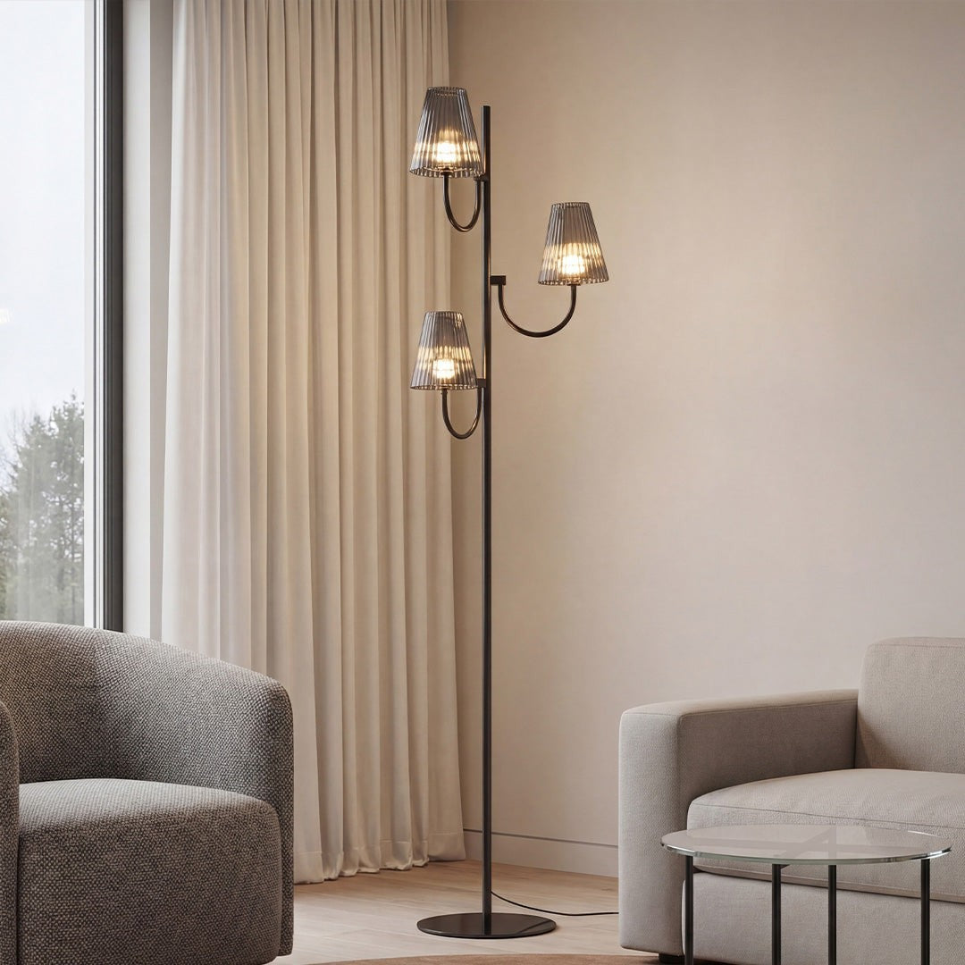 American Style | Minimalist Black Contemporary Floor Lamp